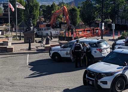 Intoxicated man detained after disturbance at Kamloops city hall