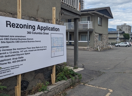 12-storey condo building planned for downtown Kamloops Travelodge