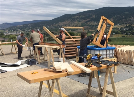 North Okanagan volunteers build free beds for children in need