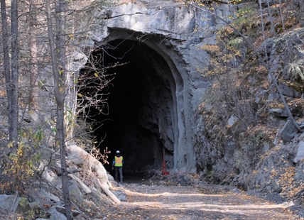 Rediscovered tunnel on Kettle Valley Rail Trail in final redevelopment phase