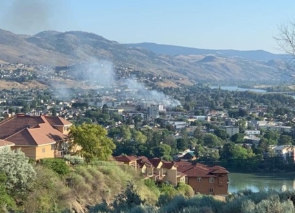 Crews fighting North Kamloops house, shed fire