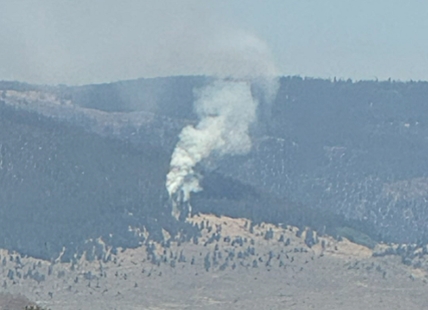 Wildfire spotted near Lac du Bois north of Kamloops