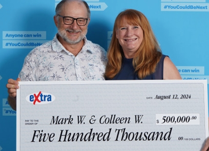 Kamloops couple win $500,000 from a lottery ticket