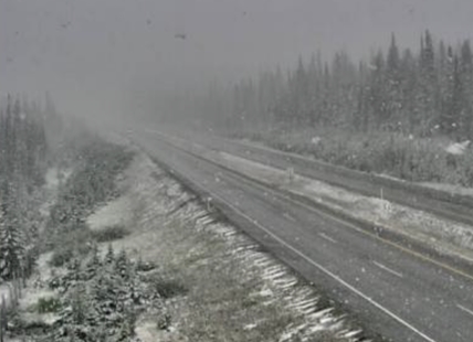 HEADS UP: Snow at higher elevations on Okanagan Connector