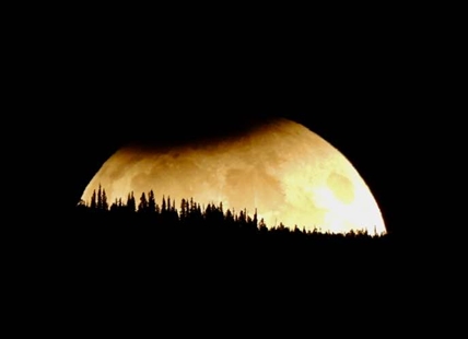 iN PHOTOS: Rare partial lunar eclipse, supermoon dazzles in Kamloops, Okanagan