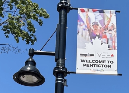 Penticton giving away banners to celebrate long history of Ironman races