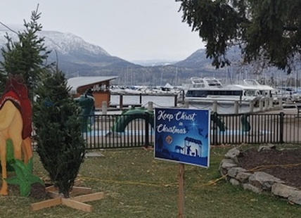 Kelowna removes Keep Christ in Christmas sign from downtown nativity display