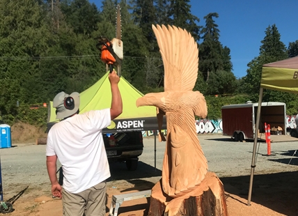 iN PHOTOS: Penticton wood carver sparks joy with his art