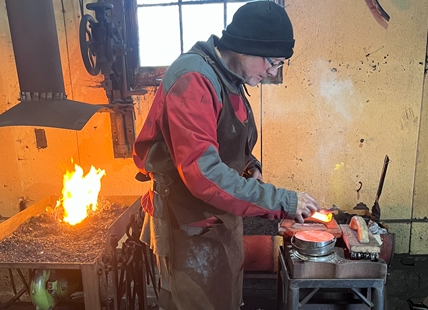 iN PHOTOS: North Okanagan blacksmith creates 'one-of-a-kind' pieces of art