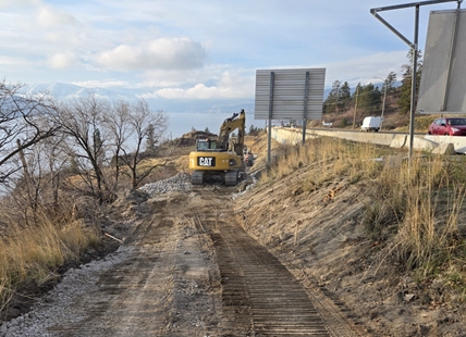 Construction on most difficult stretch of cycling trail from Sicamous to Osoyoos underway