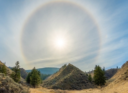 iN PHOTOS: Sun halo appears in clear blue skies in Kamloops region