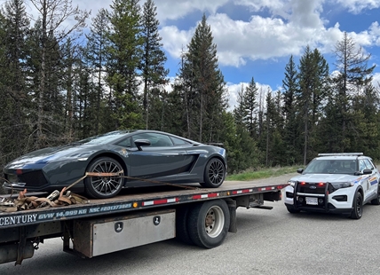 Driver caught excessively speeding near Princeton in mom's Lamborghini