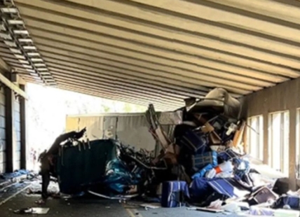 Minor injuries after head-on collision on Trans-Canada highway