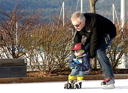 Time to hang up the skates for the winter in Kelowna