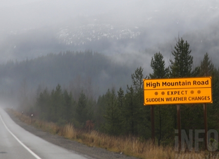 More snow on the way to Coquihalla Summit, Rogers Pass