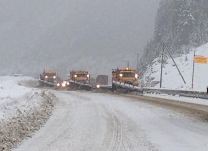 Heavy snowfall warning for Coquihalla and other high elevation highways