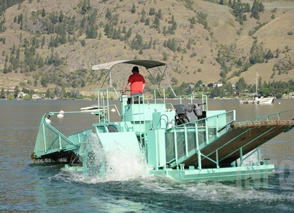 Harvester anticipated to finally fight milfoil problem in South Okanagan lake