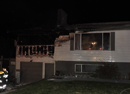 West Kelowna home damaged in late night blaze