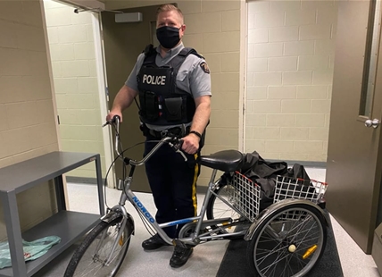 Vernon RCMP reunite owner with stolen mobility trike