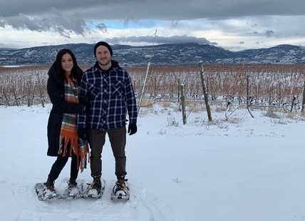 Kelowna winery offering gorgeous snowshoe and fondue experience