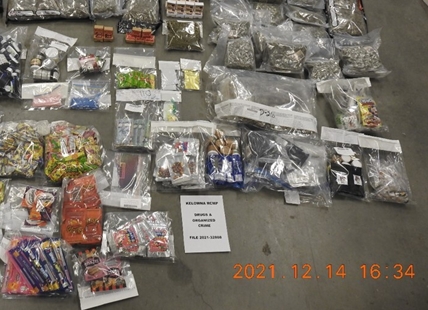 Police seize drugs being peddled to youth in Kelowna