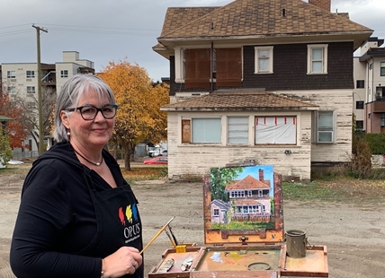 Historic homes set for demolition in Kamloops preserved in 40 paintings