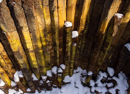 iN PHOTOS: Vernon man slogs in knee-high snow to get amazing Aberdeen columns photos