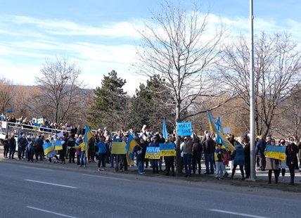 Rallies for Ukraine happening today in Thompson Okanagan