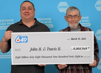 $8M lottery win for uncle and nephew in Chilliwack