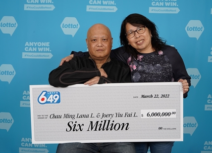 Burnaby couple wins $6M lotto jackpot with same numbers played for decades