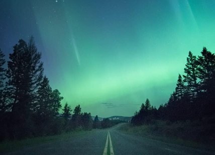 Beautiful northern lights visible in Thompson Okanagan