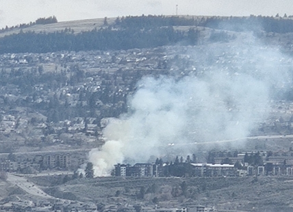 UPDATE: Firefighters respond to grass fire in Kamloops at TRU