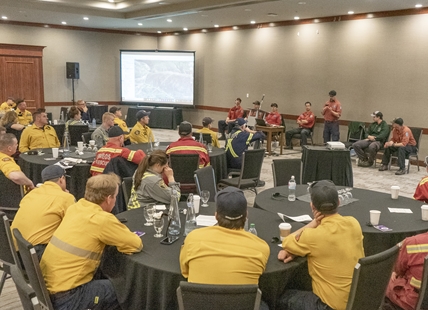 Hundreds of B.C. firefighters are training in Penticton this weekend