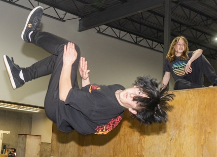 iN PHOTOS: It’s choose-your-own-adventure at this Okanagan parkour gym