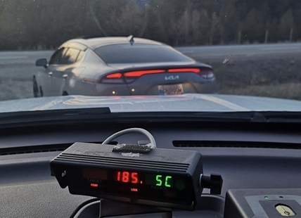 Merritt RCMP catch driver doing more than 75 km/h over speed limit