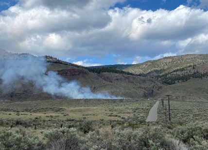 Police seek dashcam footage following wildfire west of Kamloops