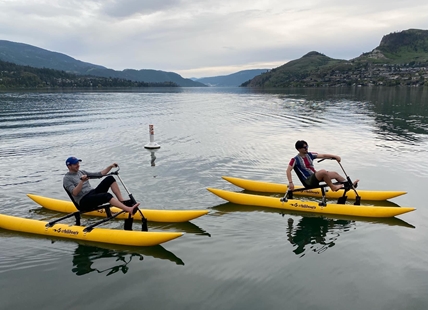 New water bike company launches on Okanagan Lake