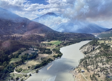 Nlaka'pamux Heritage Park threatened by out of control wildfire near Lytton