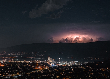 Severe thunderstorm warning for Kamloops, Okanagan