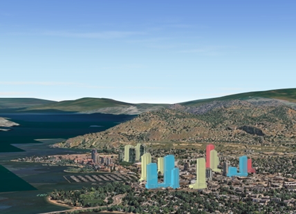 Want to see what the impact of the next Kelowna highrise will be? Try this new tool