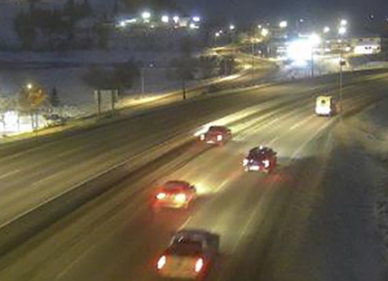 iN TRAFFIC: Interior roads are in good shape for a winter day