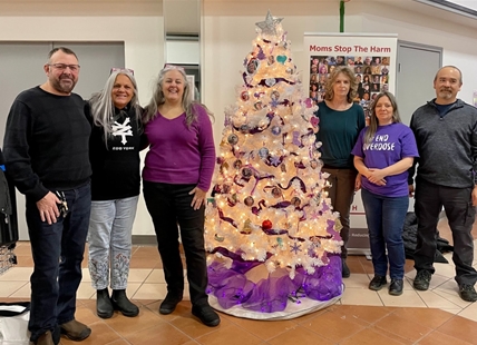 Christmas Trees of Hope for illicit drug overdose awareness in Kamloops, Kelowna