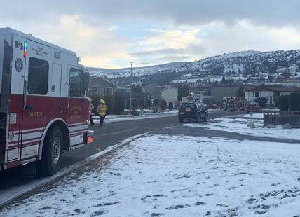 Penticton firefighters extinguish blaze at abandoned house