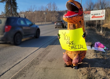 Kamloops kid becomes Kindness Dinosaur to make a difference