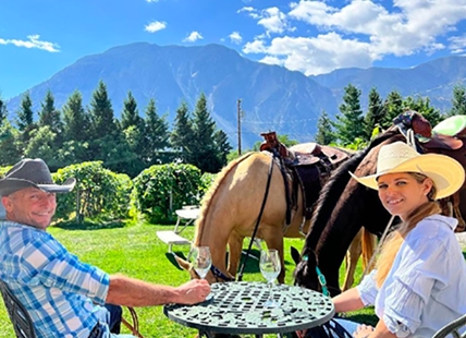 Mounted wine tours are now a thing in Keremeos