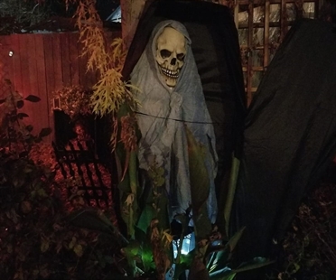 A map of the best Halloween Houses in Kamloops 2023