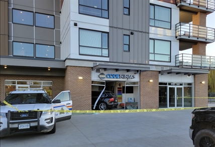 Kelowna Porsche driver deliberately hit pedestrian, then smashed into business