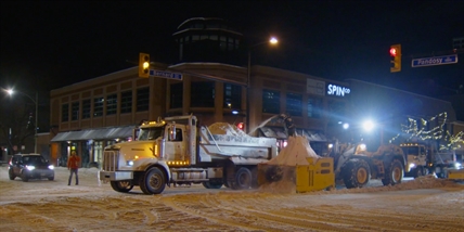 iN VIDEO: Salt, sand or spray? That is the question every snow day in Kelowna