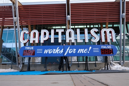 iN VIDEO: Is Capitalism working for you? New art piece in Kelowna looks for answer