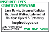 Inspired Eyes Creative Eyewear and Optometry